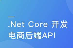 Net Core 开发电商后端API ，吃透RESTful风格(完结无密)